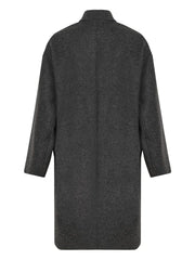 double-breasted wool coat