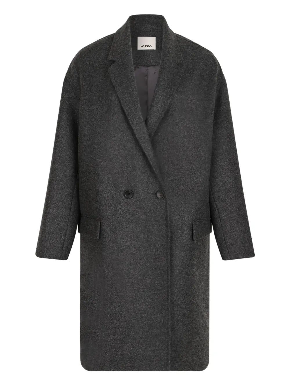 double-breasted wool coat