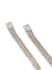 crystal-embellished earrings