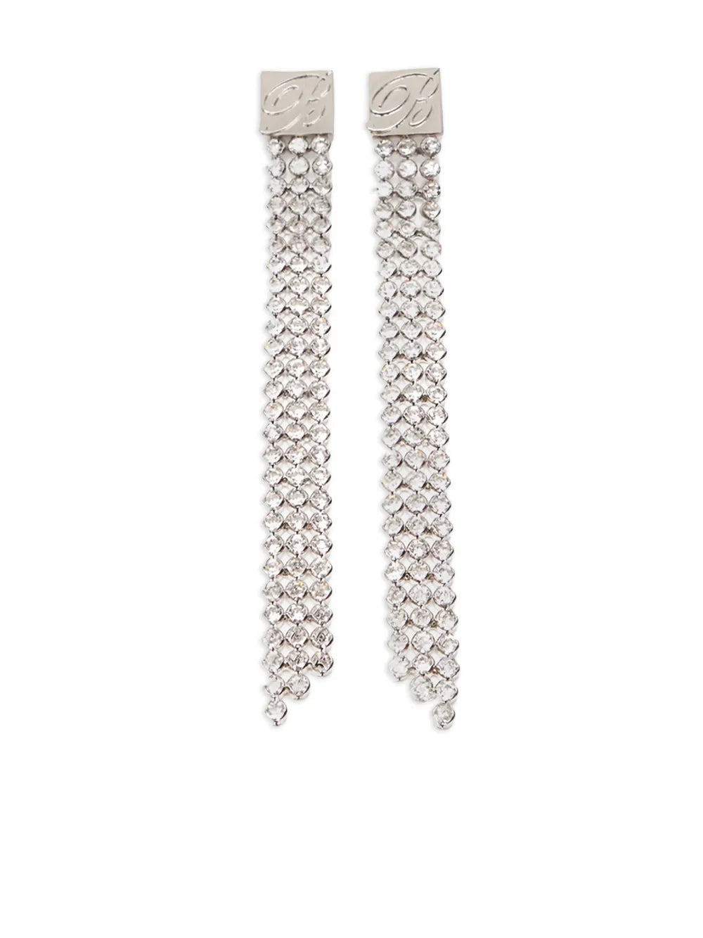 crystal-embellished earrings