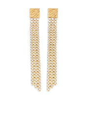 crystal-embellished earrings