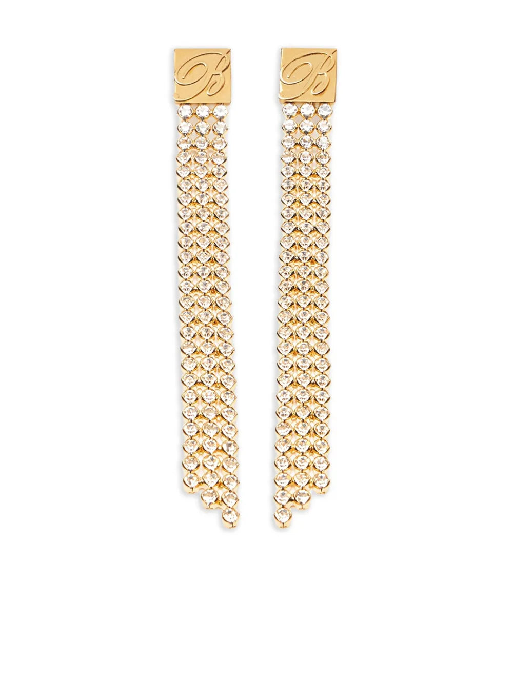 crystal-embellished earrings