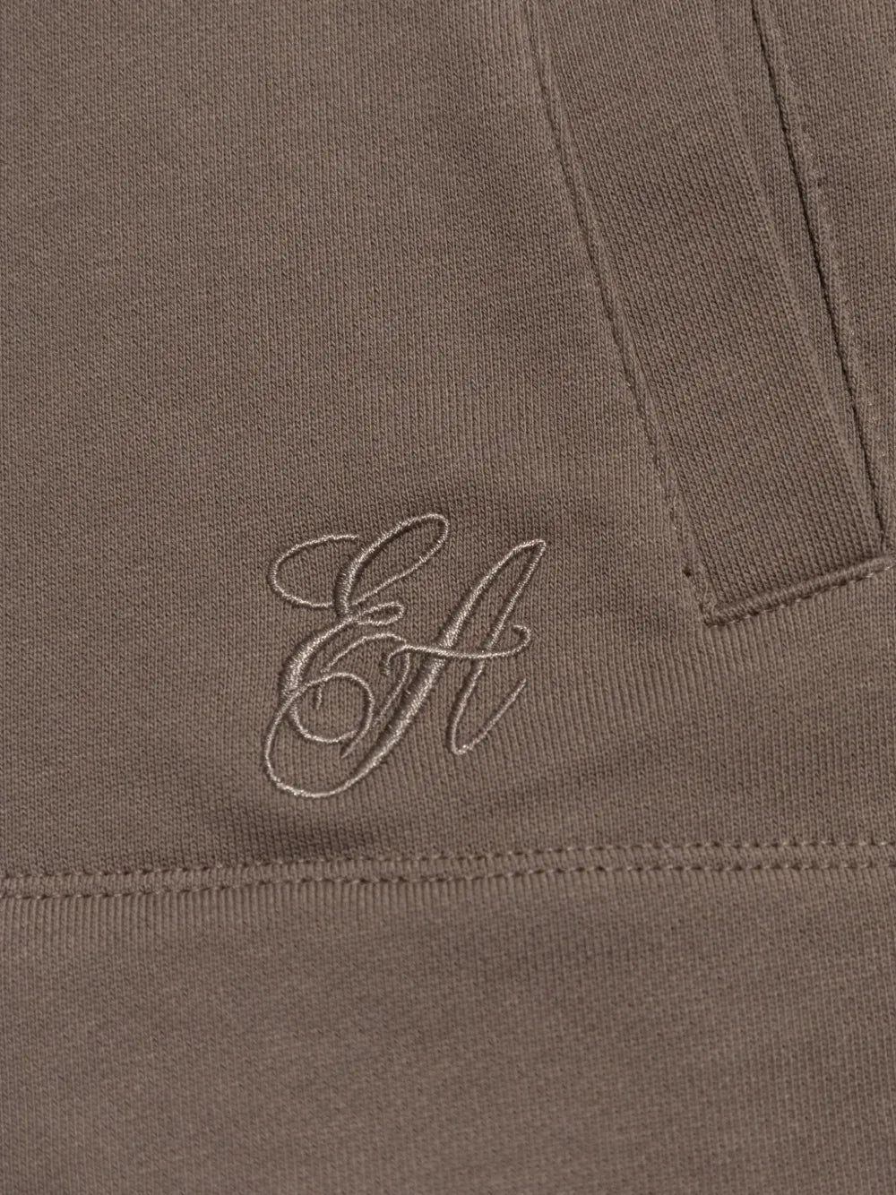 logo-embroidered zip-up Hoodie