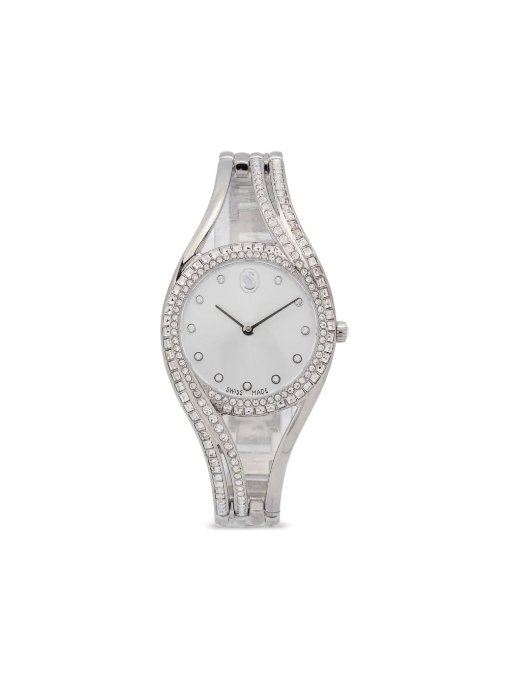 Steel Crystal Baguette - 32 mm