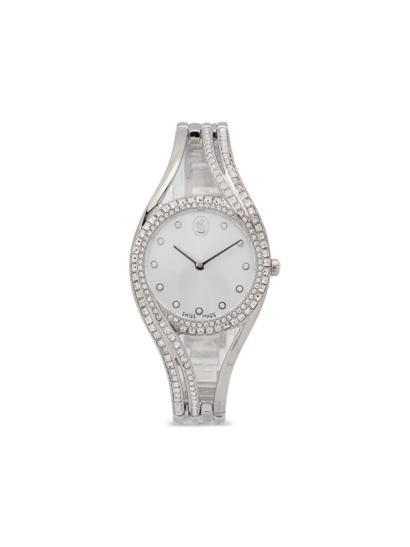 Steel Crystal Baguette - 32 mm