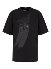 eagle-logo sequin-embellished T-Shirt