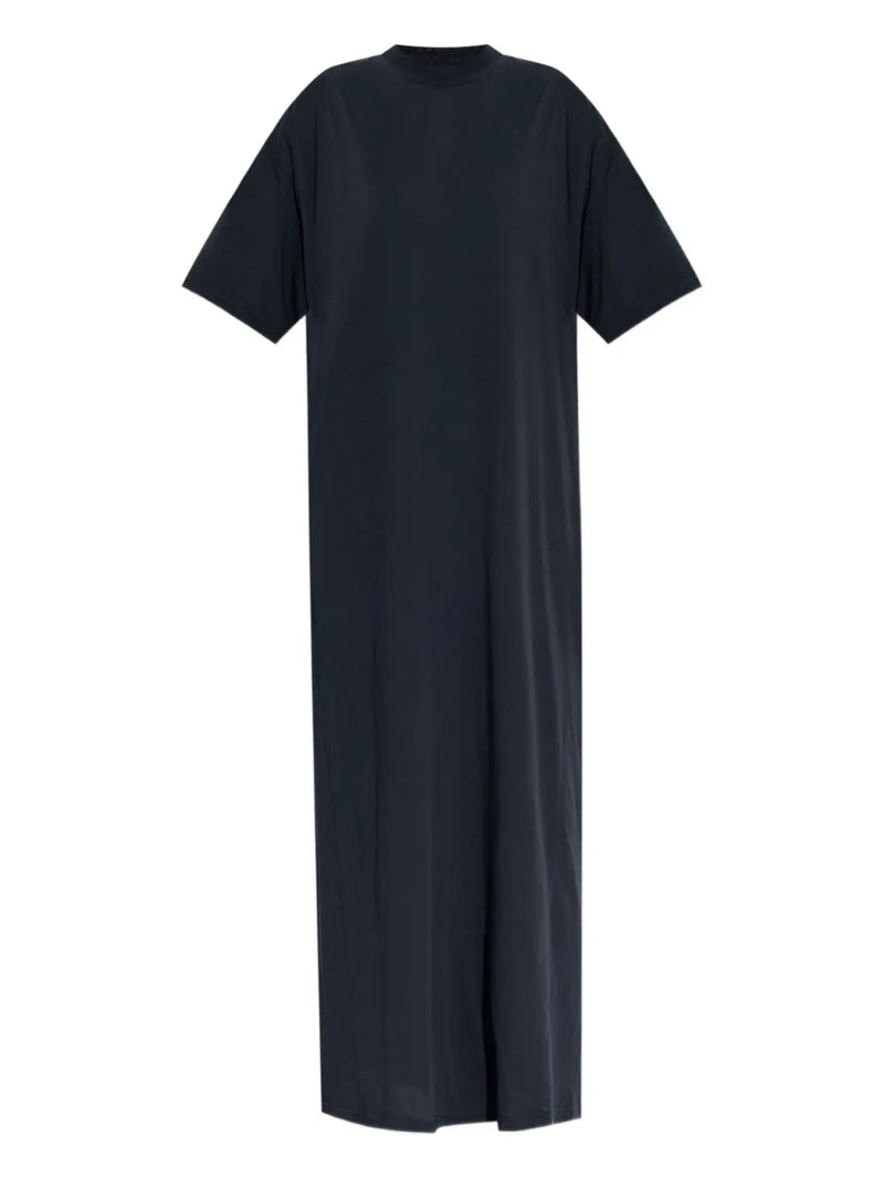 short-sleeve maxi dress