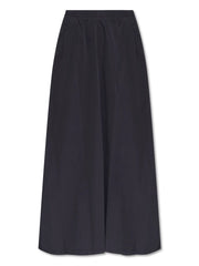 elasticated-waist pocket skirt