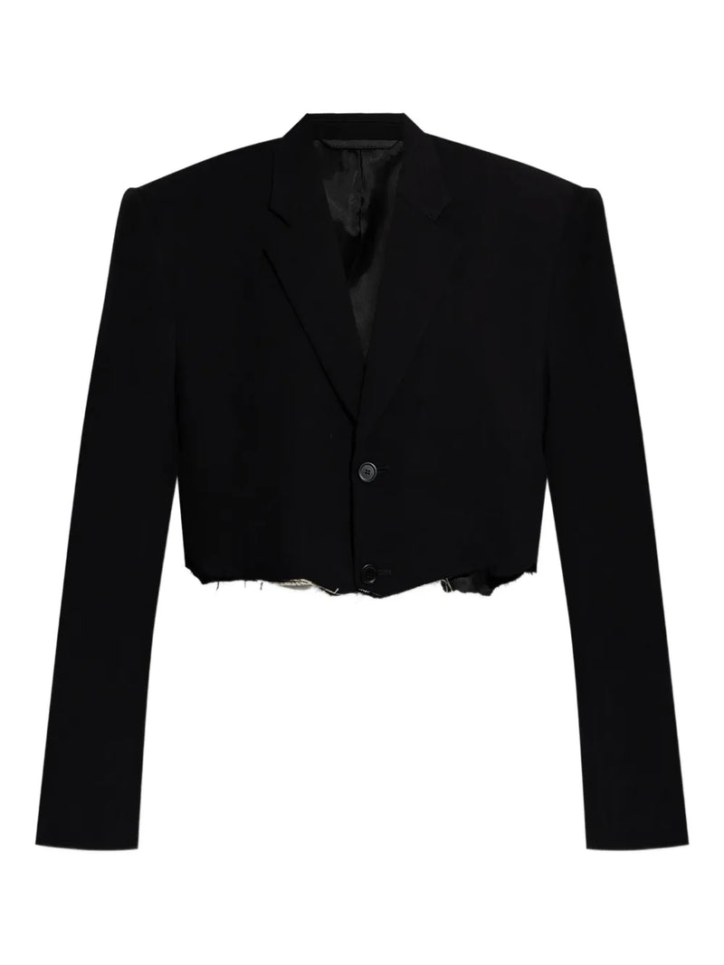single-breasted notched lapels blazer