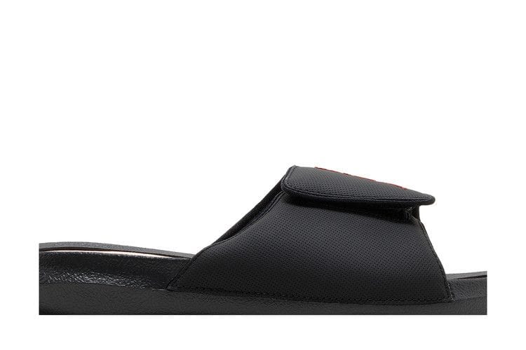Air Jordan Hydro 6 Slide Black University Red
