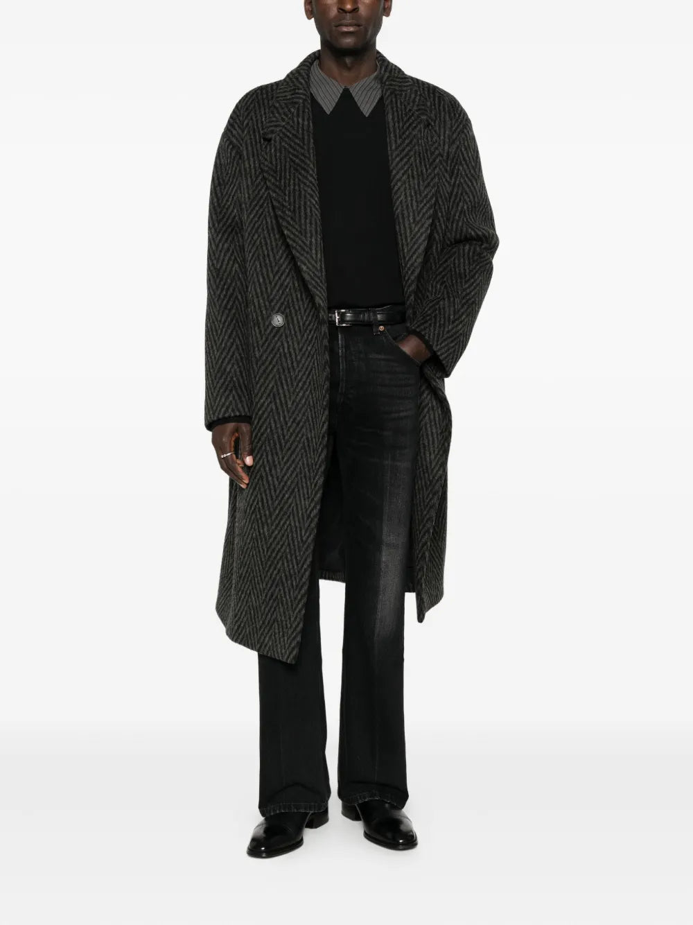 fine-knit jumper