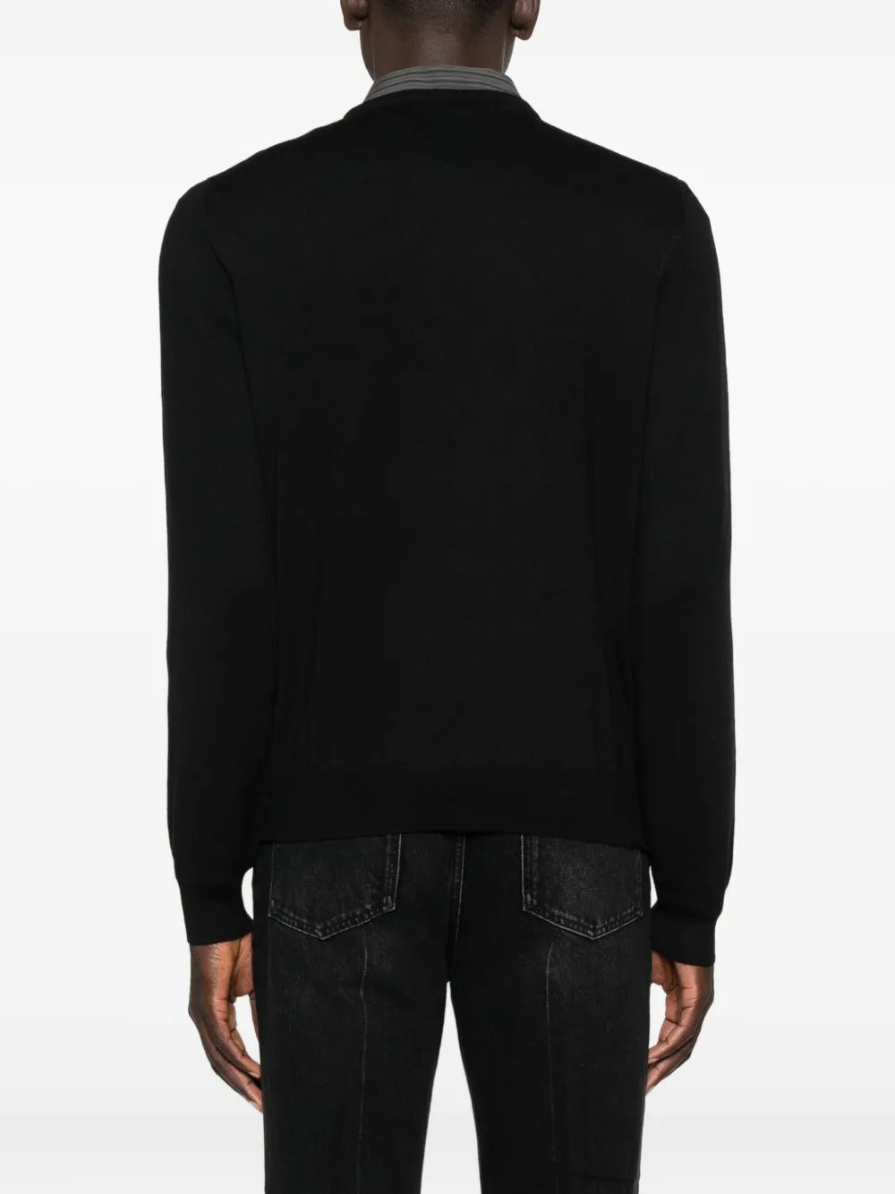 fine-knit jumper