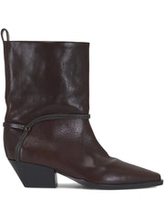 leather cowboy boots