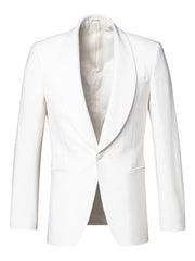 shawl-collar single-breasted suit jacket
