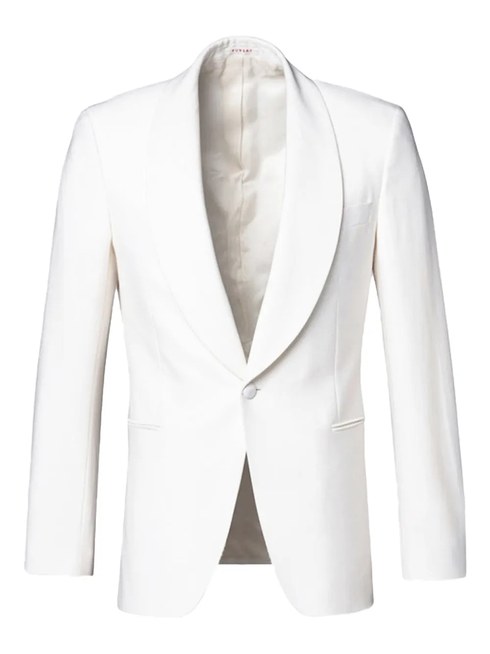 shawl-collar single-breasted suit jacket