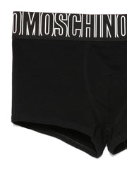logo-waistband swim trunks