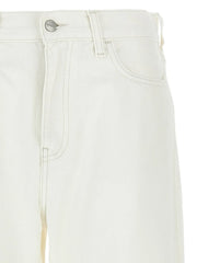 logo-patch cotton jeans