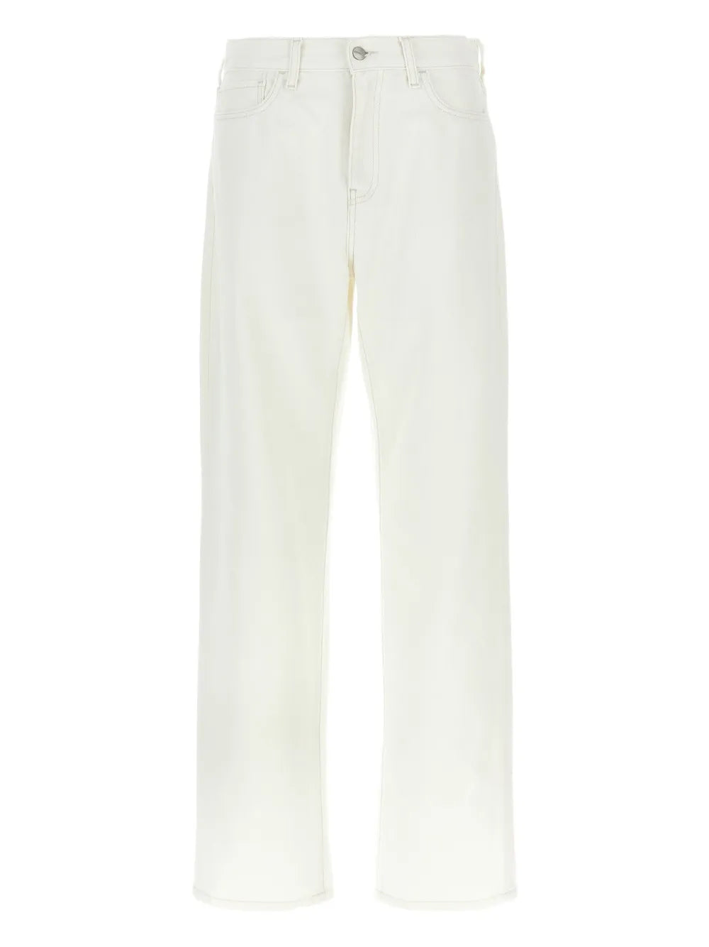 logo-patch cotton jeans