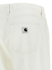 logo-patch cotton jeans