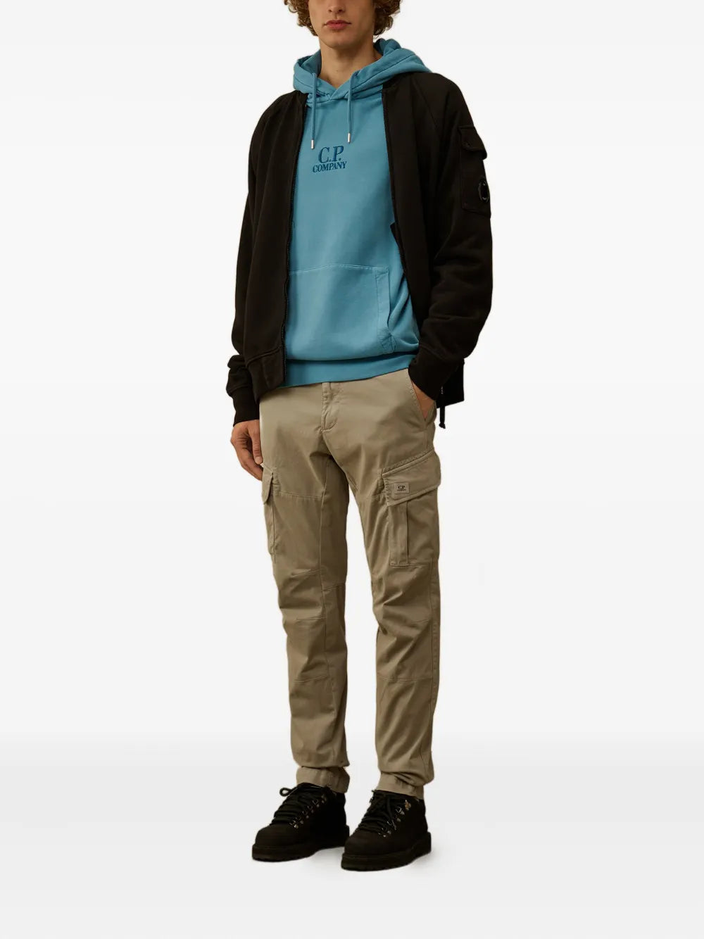 embroidered-logo Hoodie