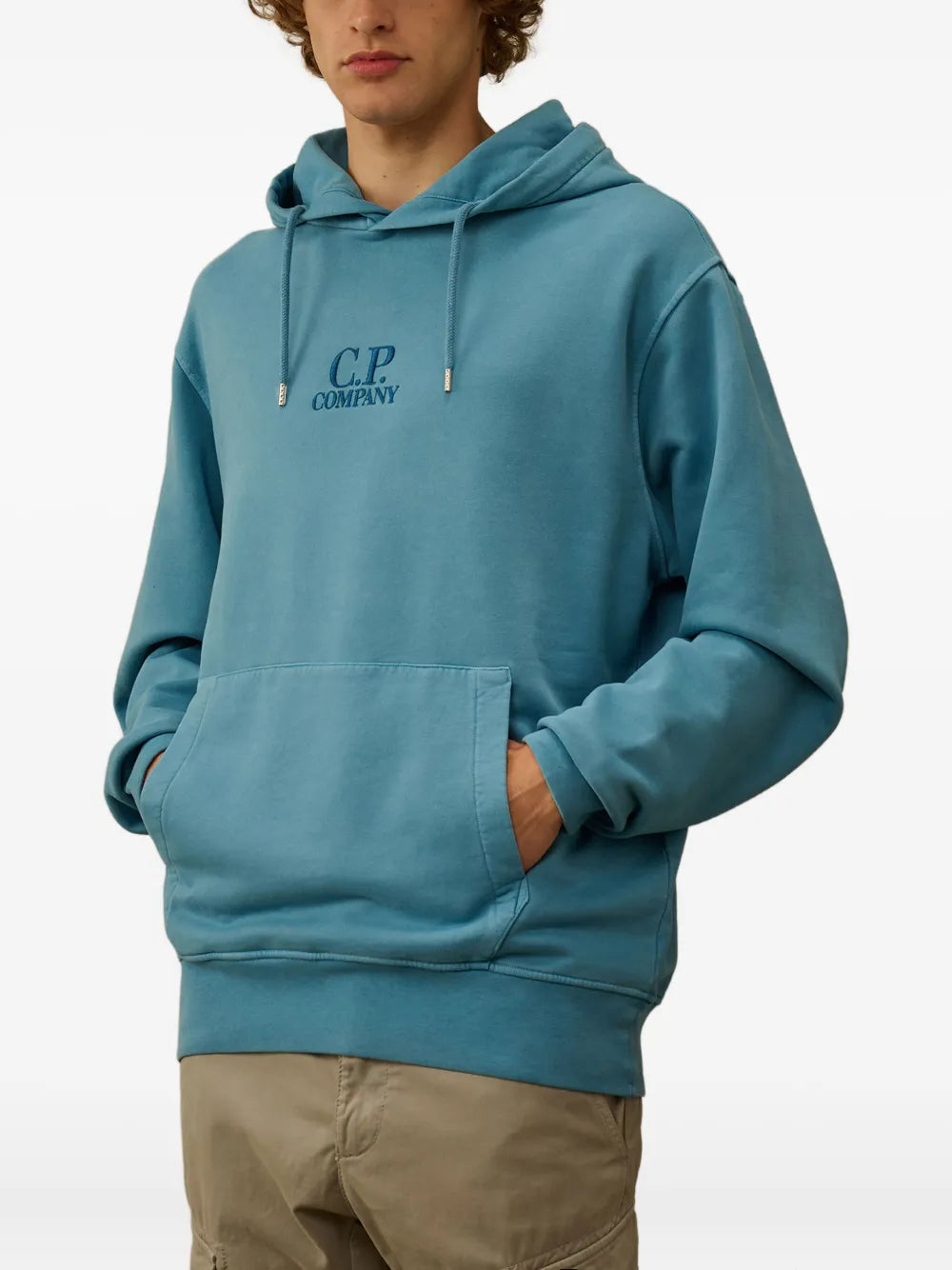 embroidered-logo Hoodie