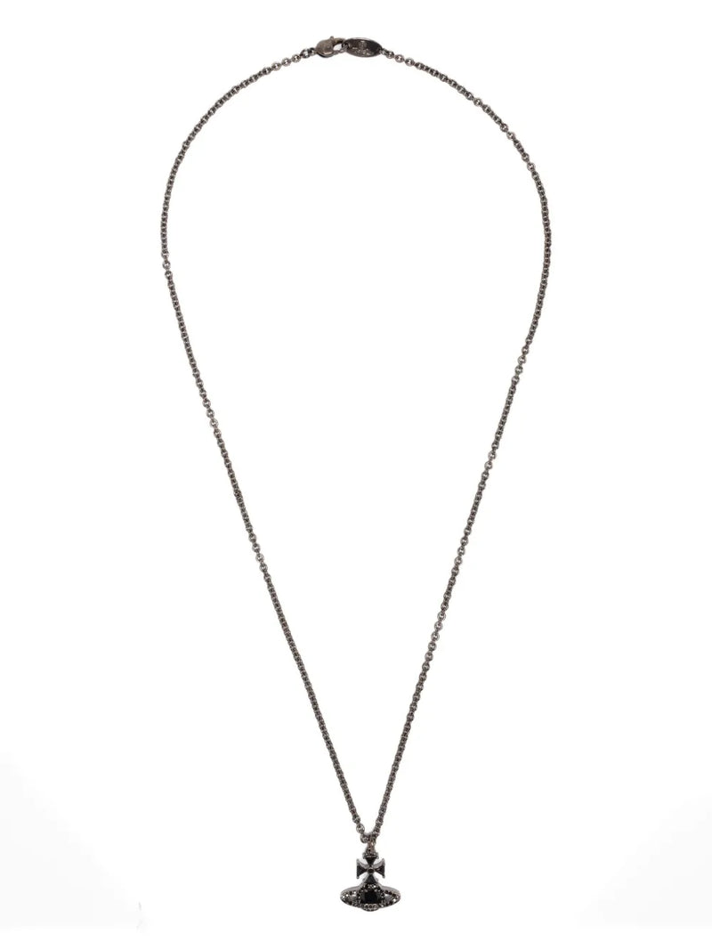 Orb rhinestone-embellished necklace