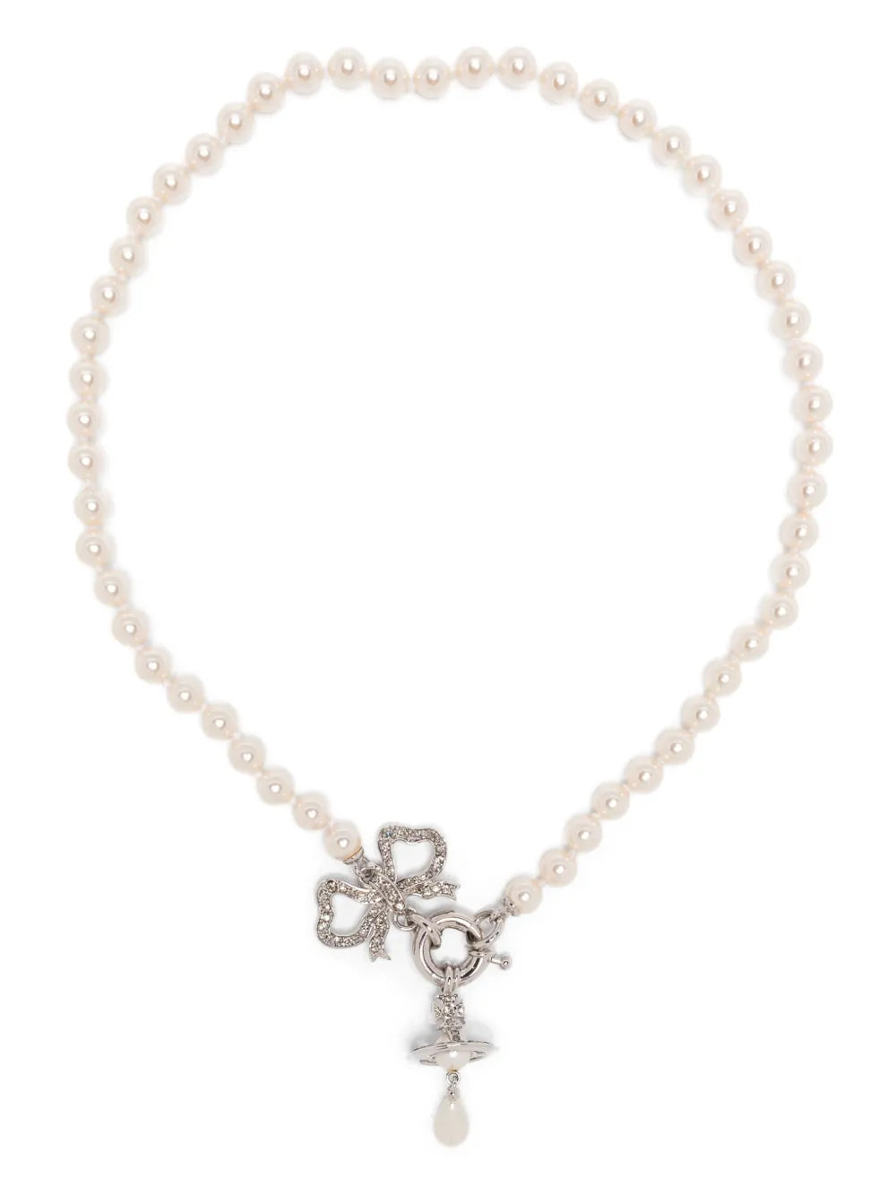 Rigoberta bow-detail necklace