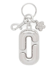 The J Marc balloon-shaped flower-embellished keyring