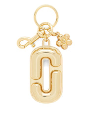 The J Marc balloon-shaped flower keyring