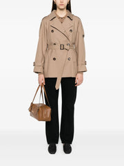 belted double-breasted coat