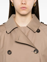 belted double-breasted coat