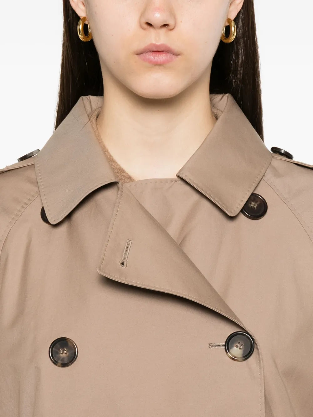 belted double-breasted coat