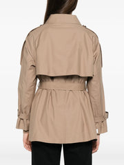belted double-breasted coat