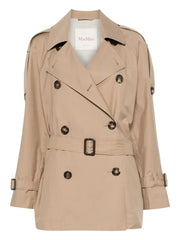 belted double-breasted coat