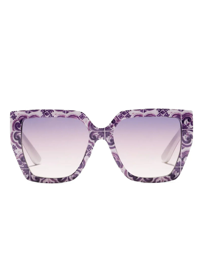Maiolica square-frame sunglasses