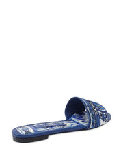 embroidered-logo sandals