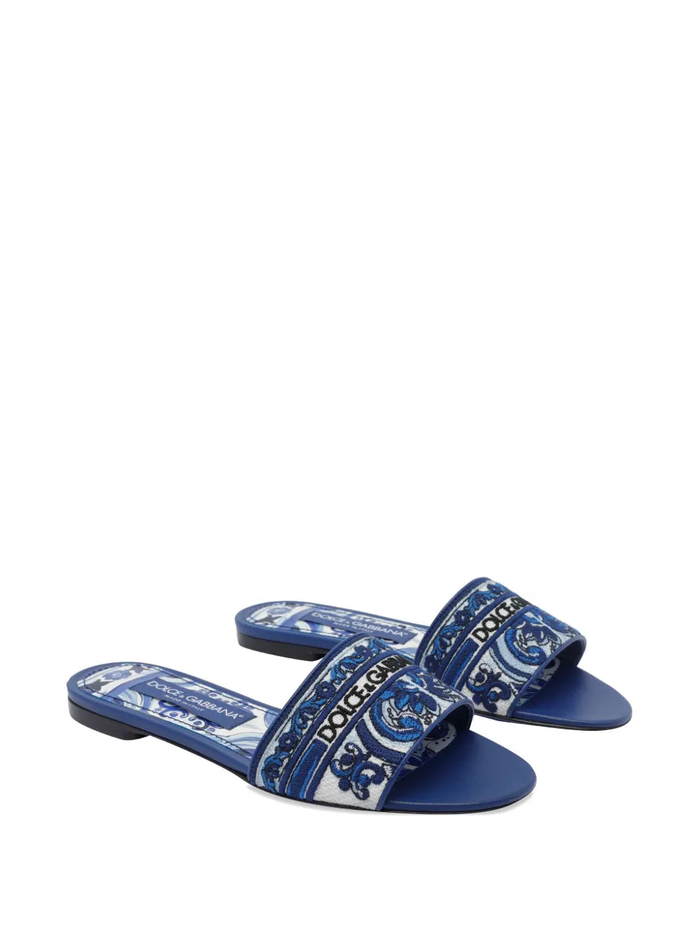 embroidered-logo sandals