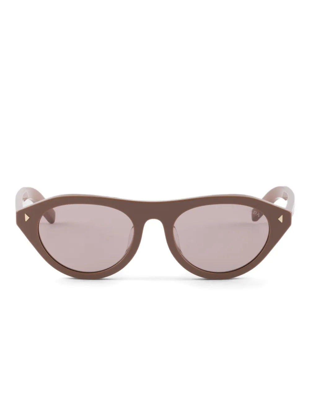 triangle-detail cat-eye sunglasses