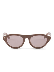 triangle-detail cat-eye sunglasses