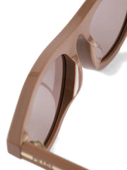 triangle-detail cat-eye sunglasses