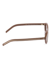 triangle-detail cat-eye sunglasses