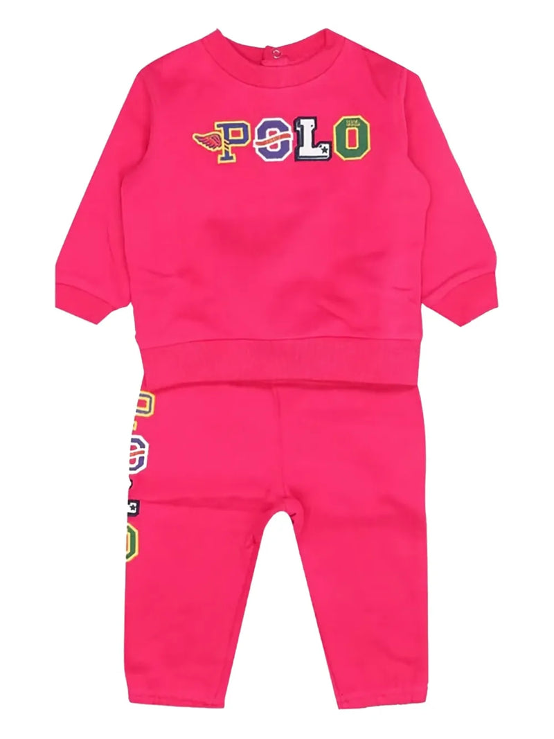 logo-applique tracksuit set