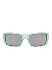 Heliostat matte translucent rectangle sunglasses