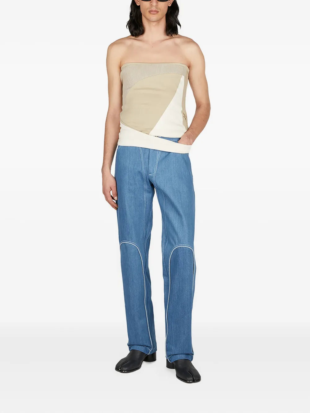 Ella panelled jeans