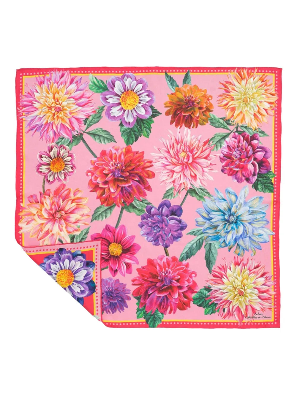 Floral-Print Silk Scarf