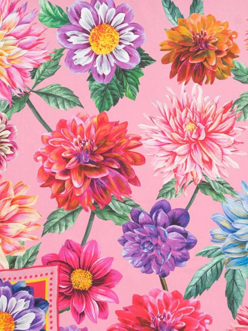 Floral-Print Silk Scarf