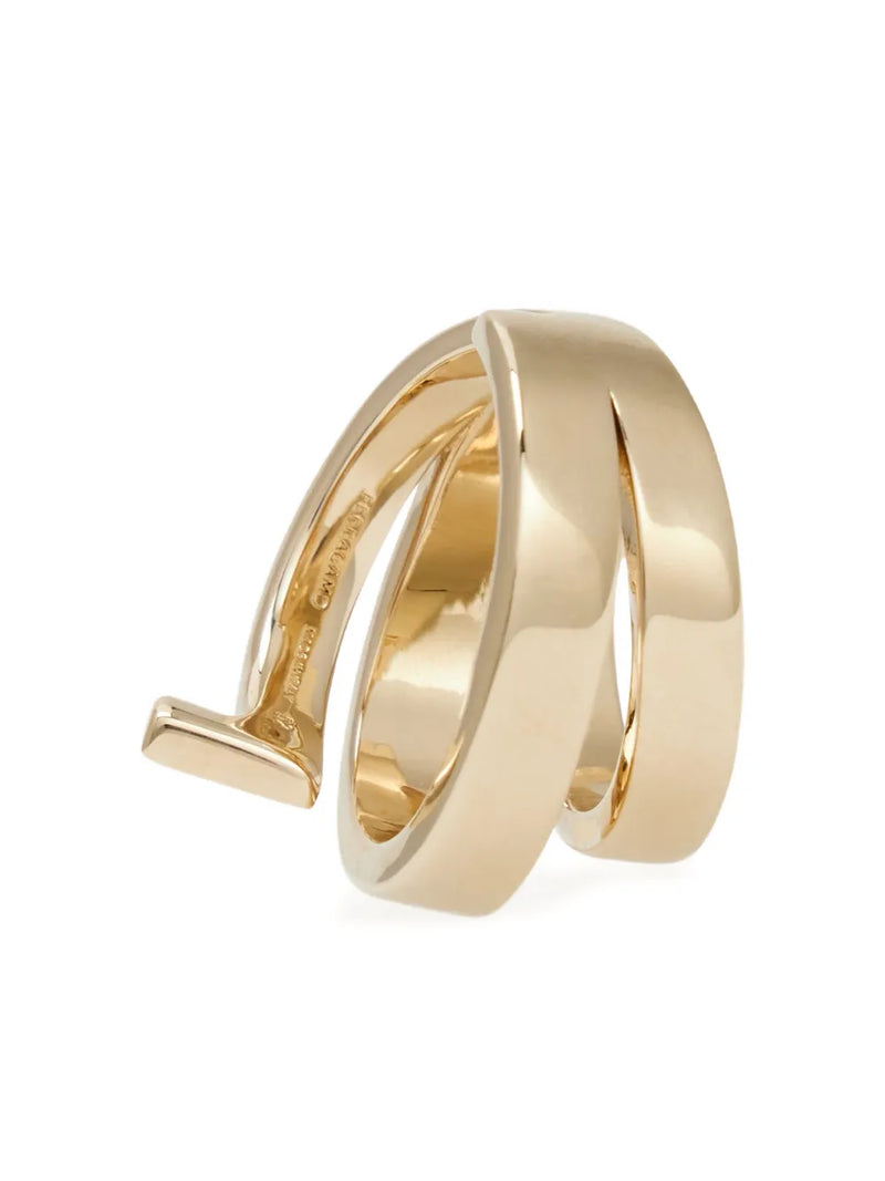 gancio triple-wrap ring