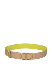 reversible leather belt