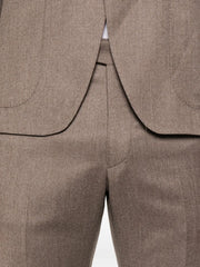 single-breasted tailored-trousers suit