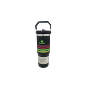 Stanley IceFlow Flip Straw Tumbler (Black Stripes)